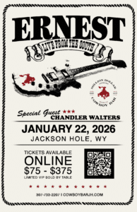 Ernest Cowboy Bar Tickets Jackson WY
