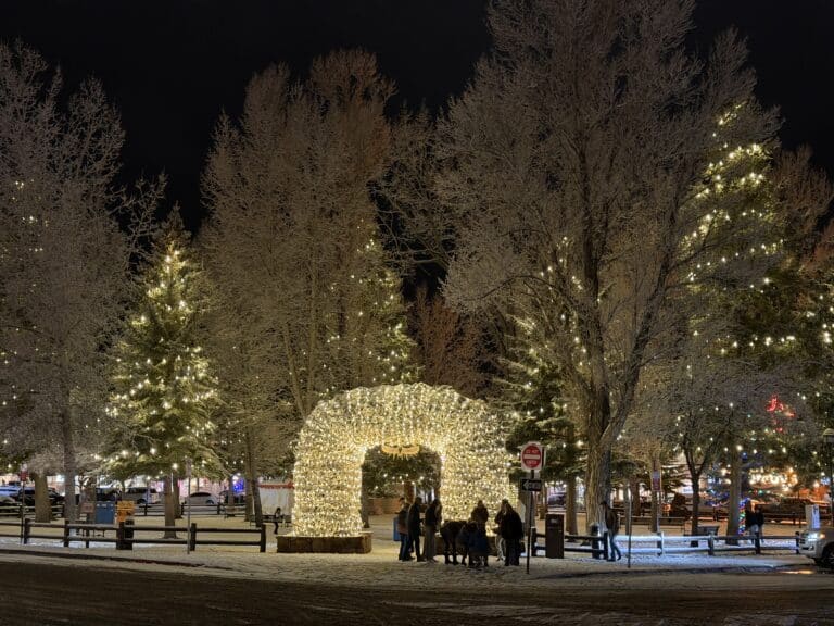 Jackson, WY Town Square Lighting for Christmas